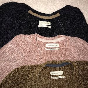 URBAN OUTFITTERS Chenille Cardigan Bundle
